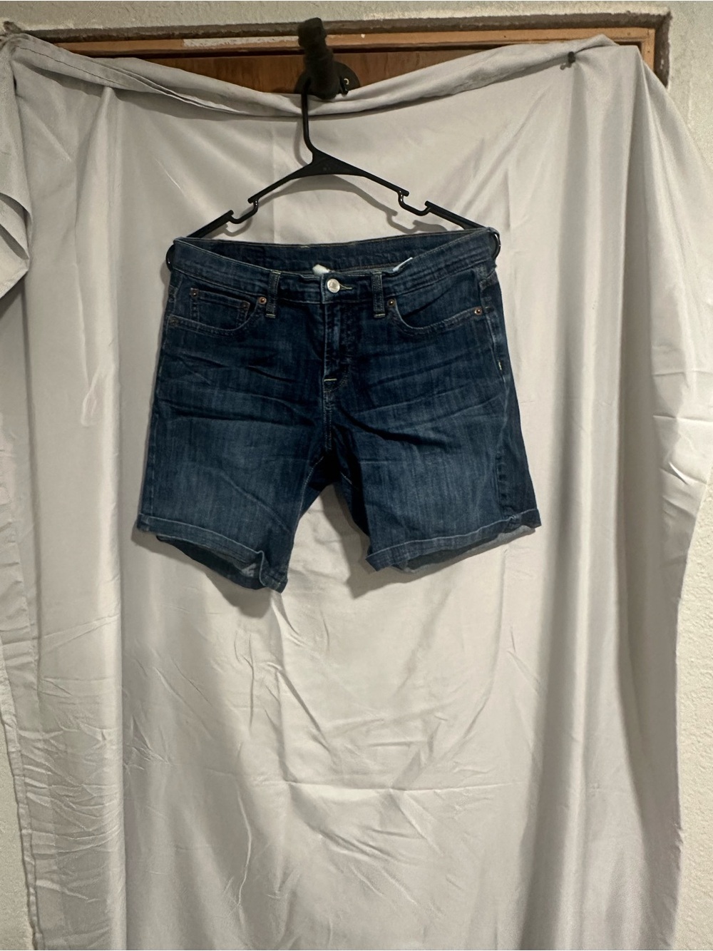 Lucky Brand Indigo Blue Denim Cutoff Shorts